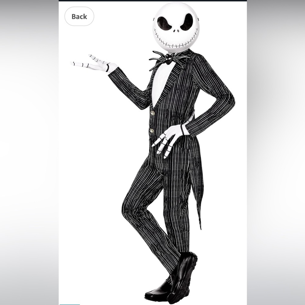 Spirit Halloween The Nightmare Before Christmas Kids Jack Skellington Costume